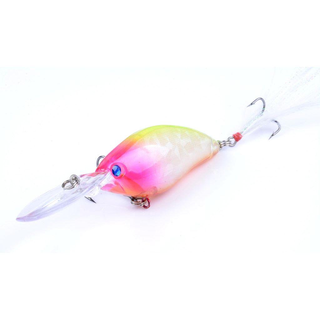 6x 11cm Popper Crank Bait Fishing Lure Lures Surface Tackle Saltwater