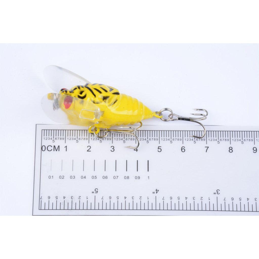 4x Popper Poppers 5cm Fishing Lure Lures Surface Tackle Fresh Saltwater