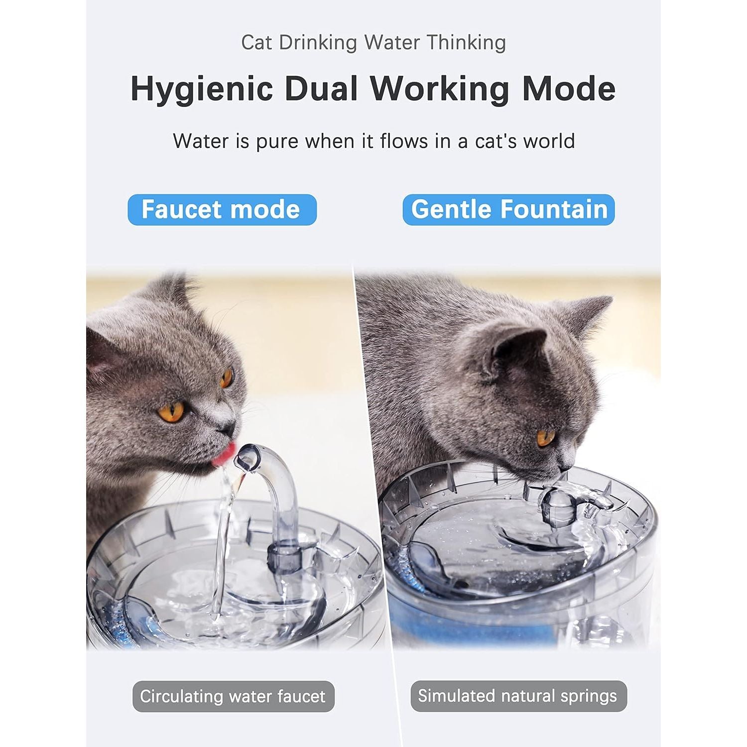 Cat Dog Water Fountain With Sensor Pet Water Dispenser 1.8L Automatic Drinking Fountain for Cats Kitty Indoor