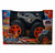 Friction Powered Purple Rhino Monster Truck for Children 1:16 Scale 3+