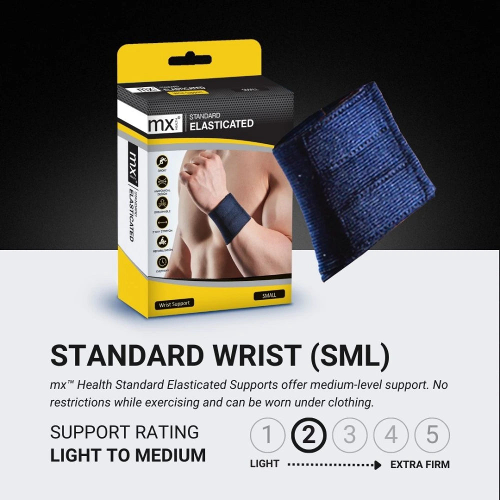 MX Health Standard Elasticated Wrist Support - Small