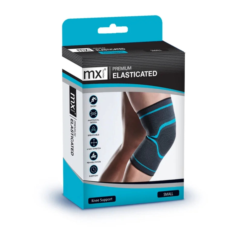 MX Health Premium Elasticated Knee Support - Small