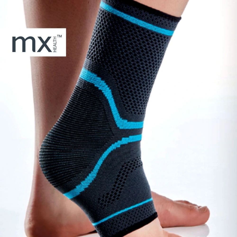 MX Health Premium Elasticated Ankle Support - Medium