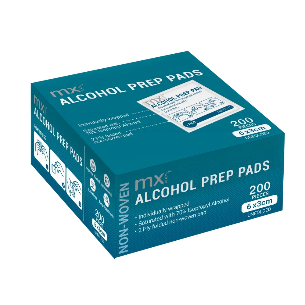 mx Health Alcohol Pre-Injection Prep Pads