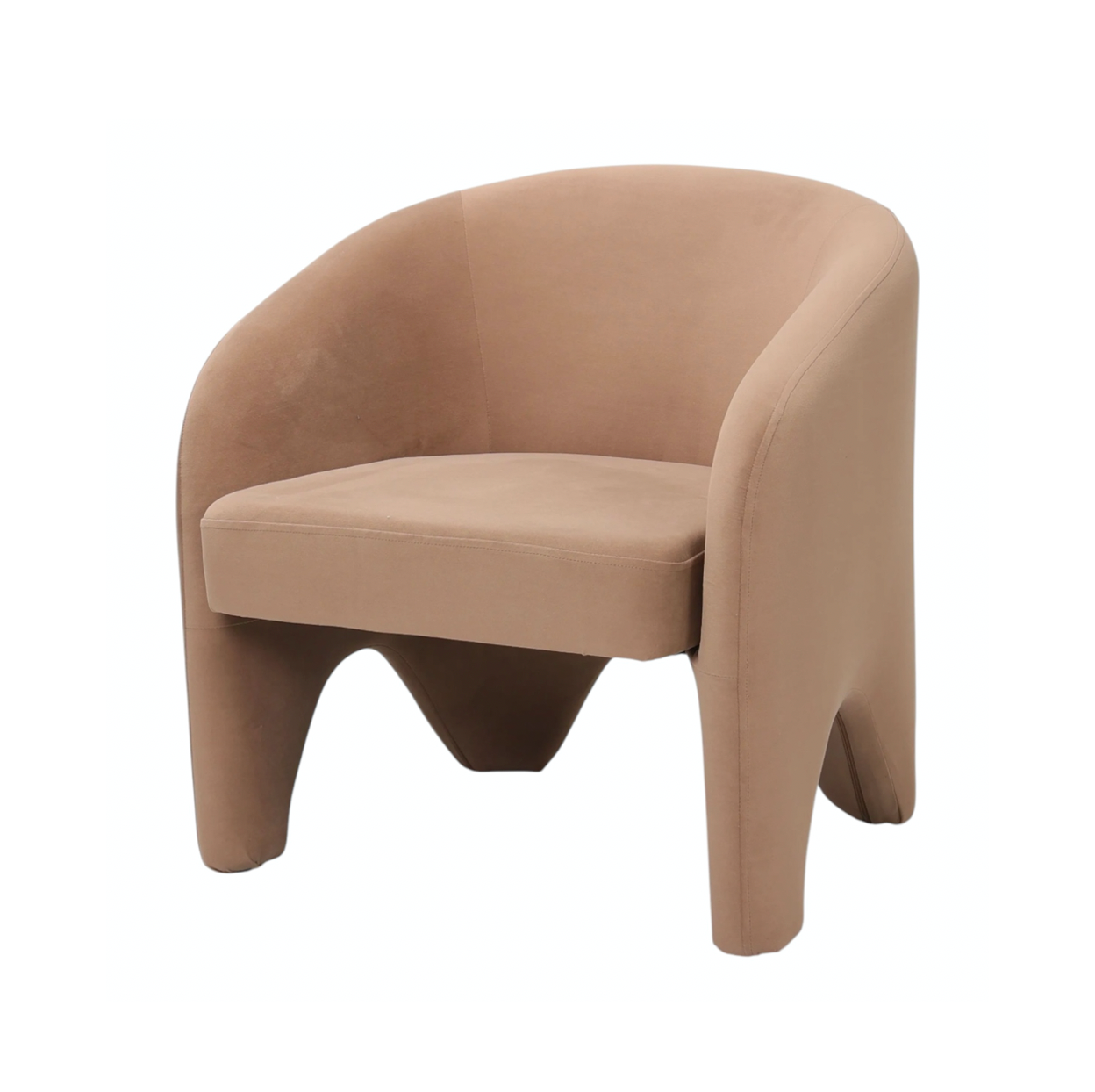 Interior Ave - Nova Sculptural Accent Chair – Velvet Chocolate