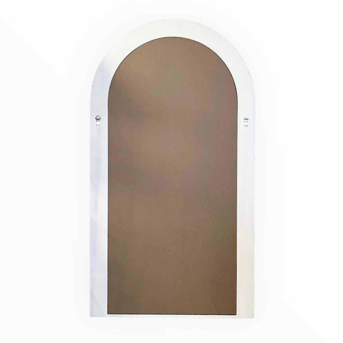 Interior Ave - Sierra Arched Mirror – Beach White | Sculptural Full-Length Mirror