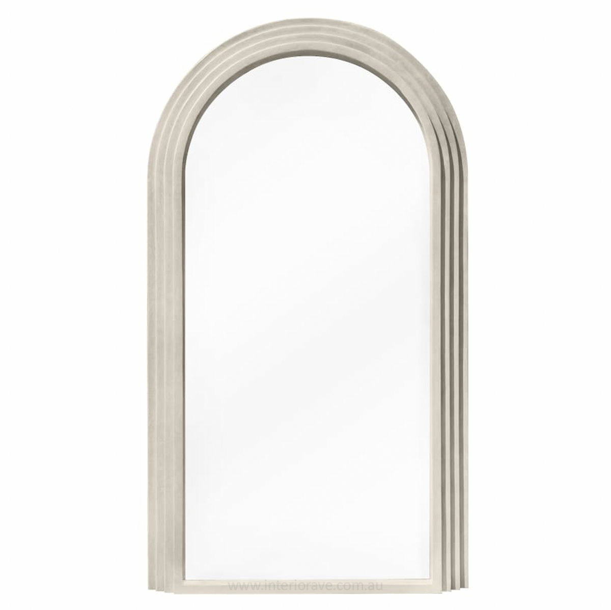 Interior Ave - Sierra Arched Step Mirror – Signature Sculptural Concrete Statement Piece