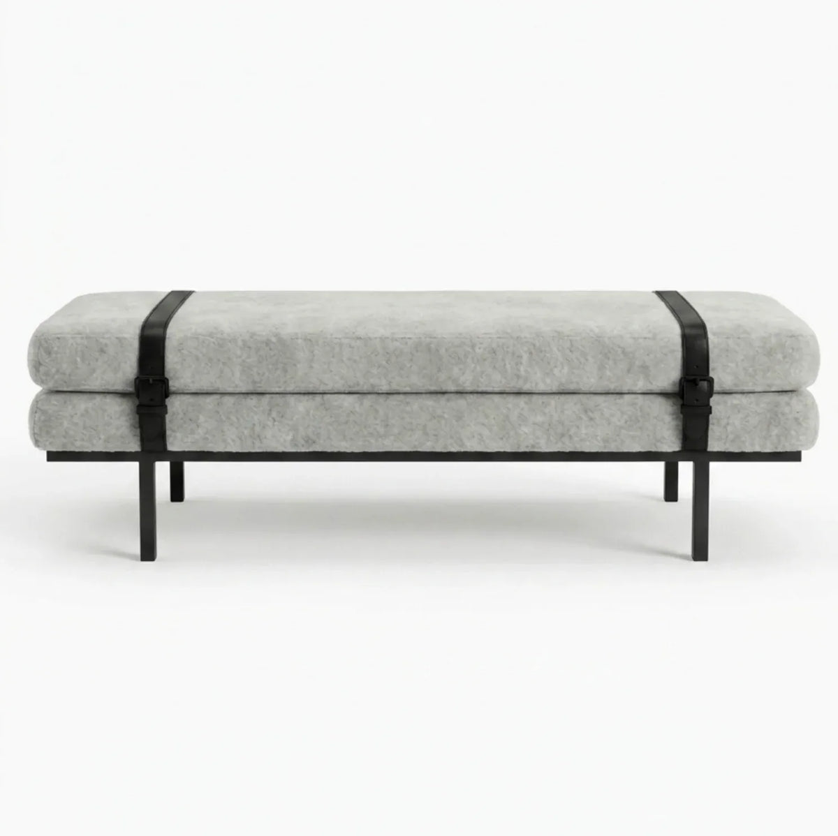 Interior Ave - Porter Bench - Light Grey