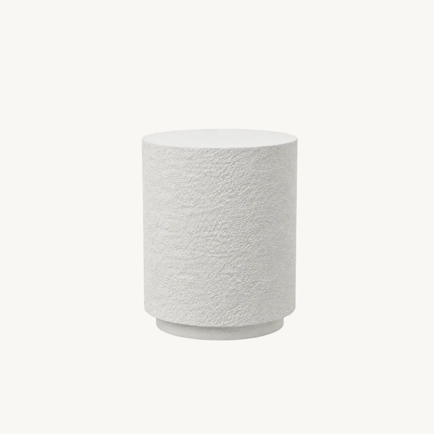Muse Textured Side Table - Fossil