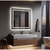Interior Ave - LED Square Frameless Salon / Bathroom Wall Mirror - 90 x 90cm