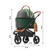 Fur King Jogger Pet Pram / Stroller - Black