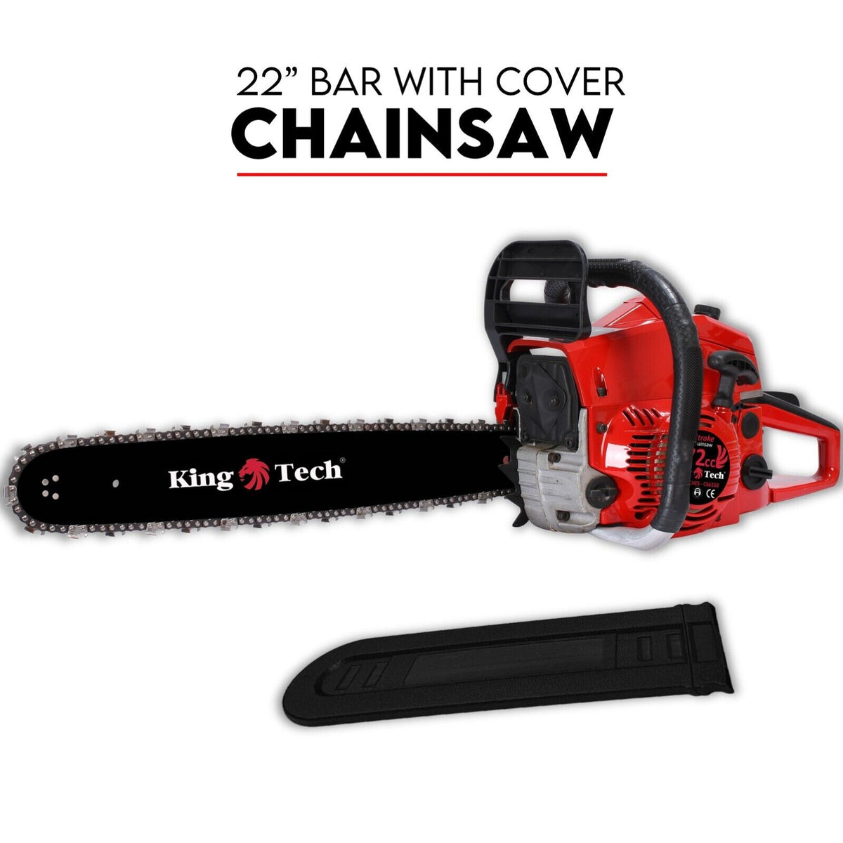 Commercial Petrol Chainsaw 22&quot; Bar Tree Pruning Top Handle Chain Saw