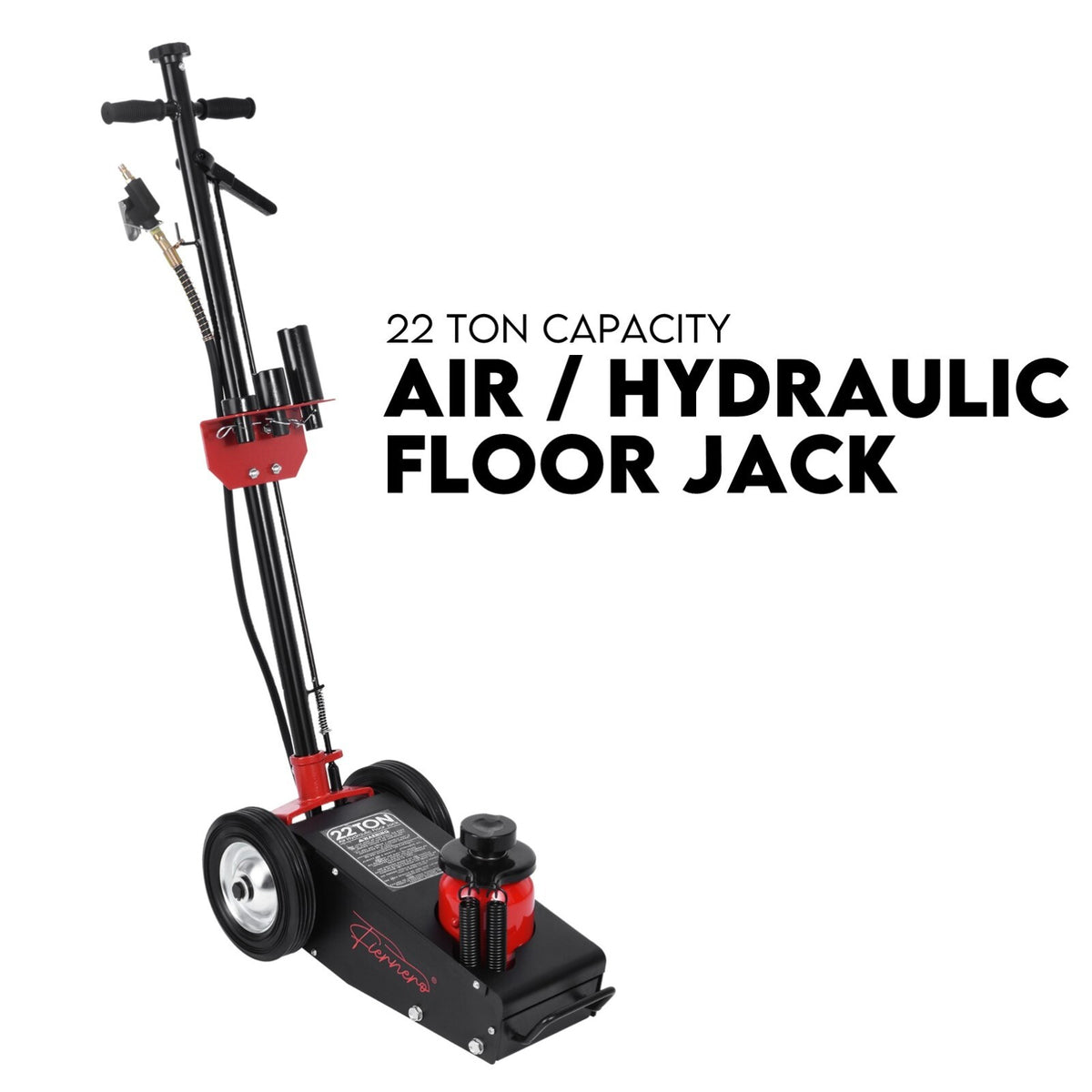 Low Profile 22 Ton Air Hydraulic Trolley Truck Jack Floor Garage Service