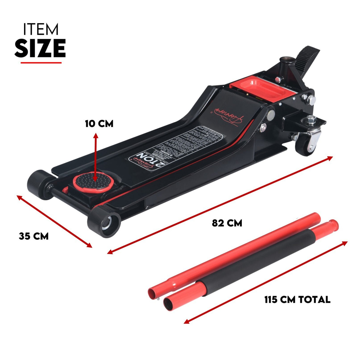 2 Ton Low Profile Trolley Jack Hydraulic Floor Car Lifter Dual Pump 70-620MM