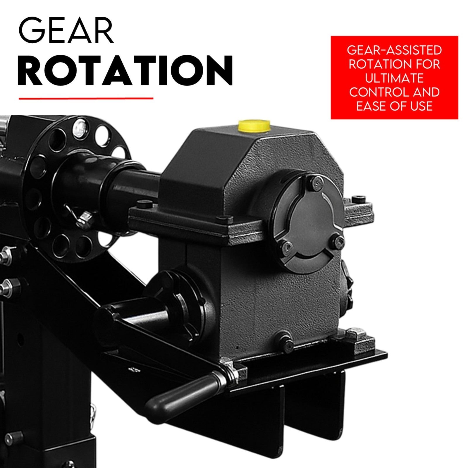 Car Rotisserie 4500LBS Gear Box Driver Rotation Auto Body Repair Restoration