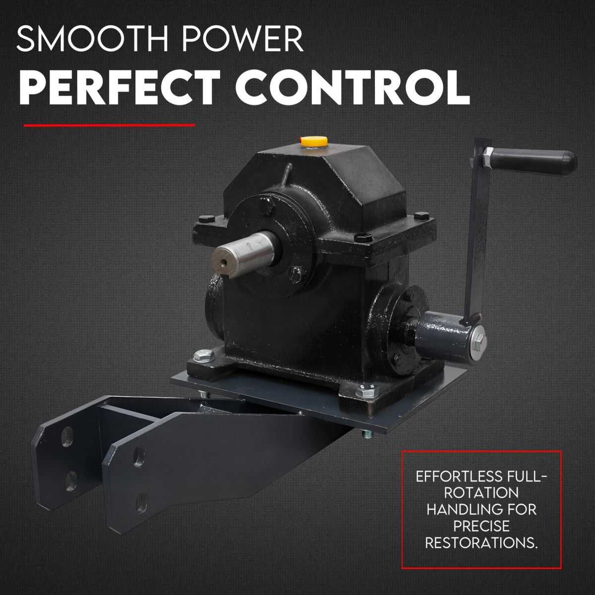 Car Rotisserie 4500LBS Gear Box Driver Rotation Auto Body Repair Restoration