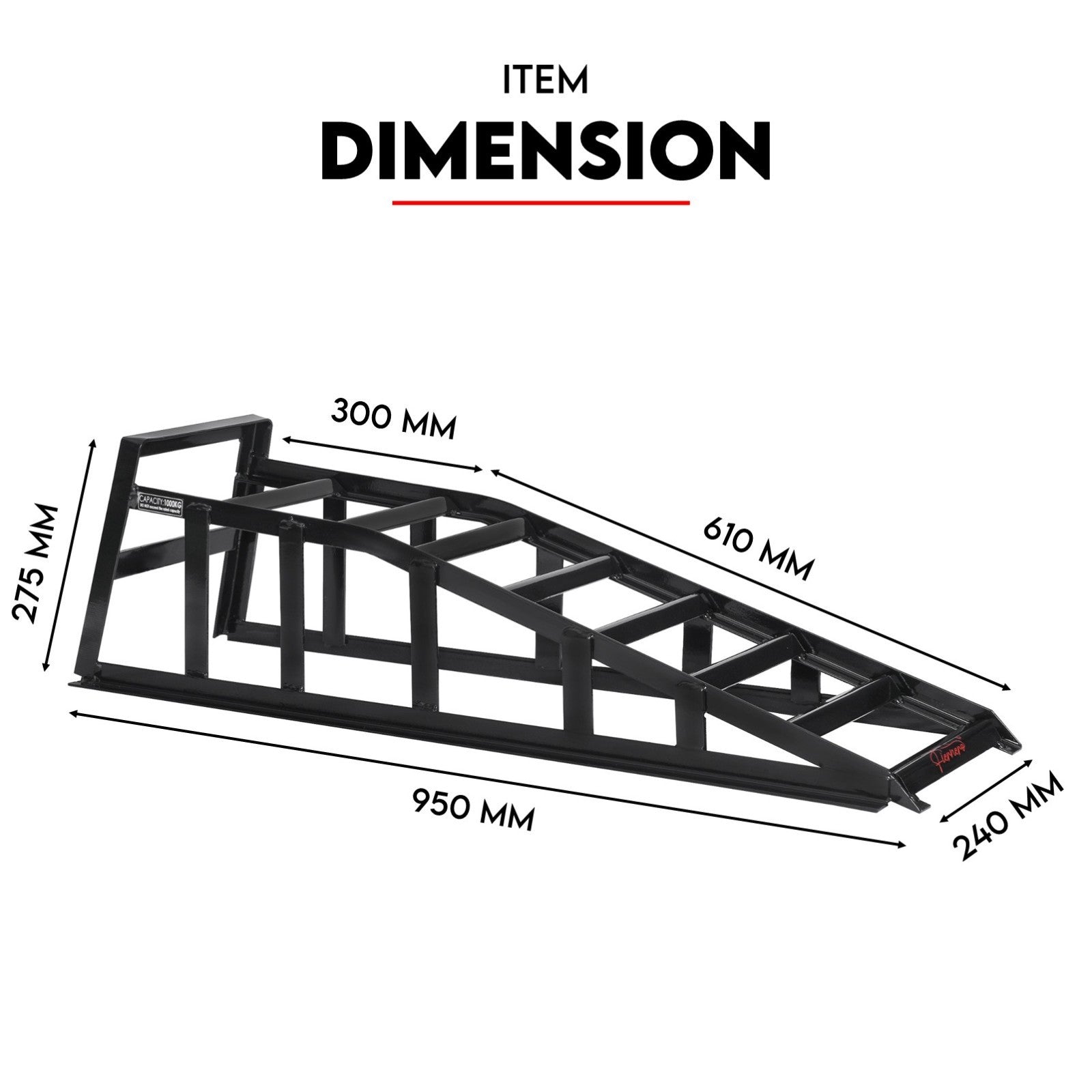 Heavy Duty Car Ramp Set 2000kg Low Profile Car Service Ramps 2x