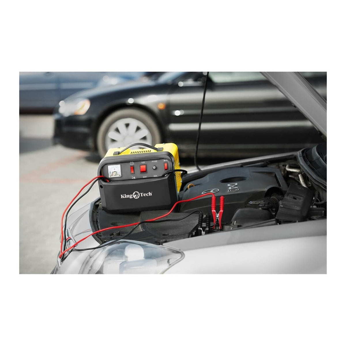 2IN1 Car Battery Charger Jump Starter 12 24V 40A ATV Boat Tractor
