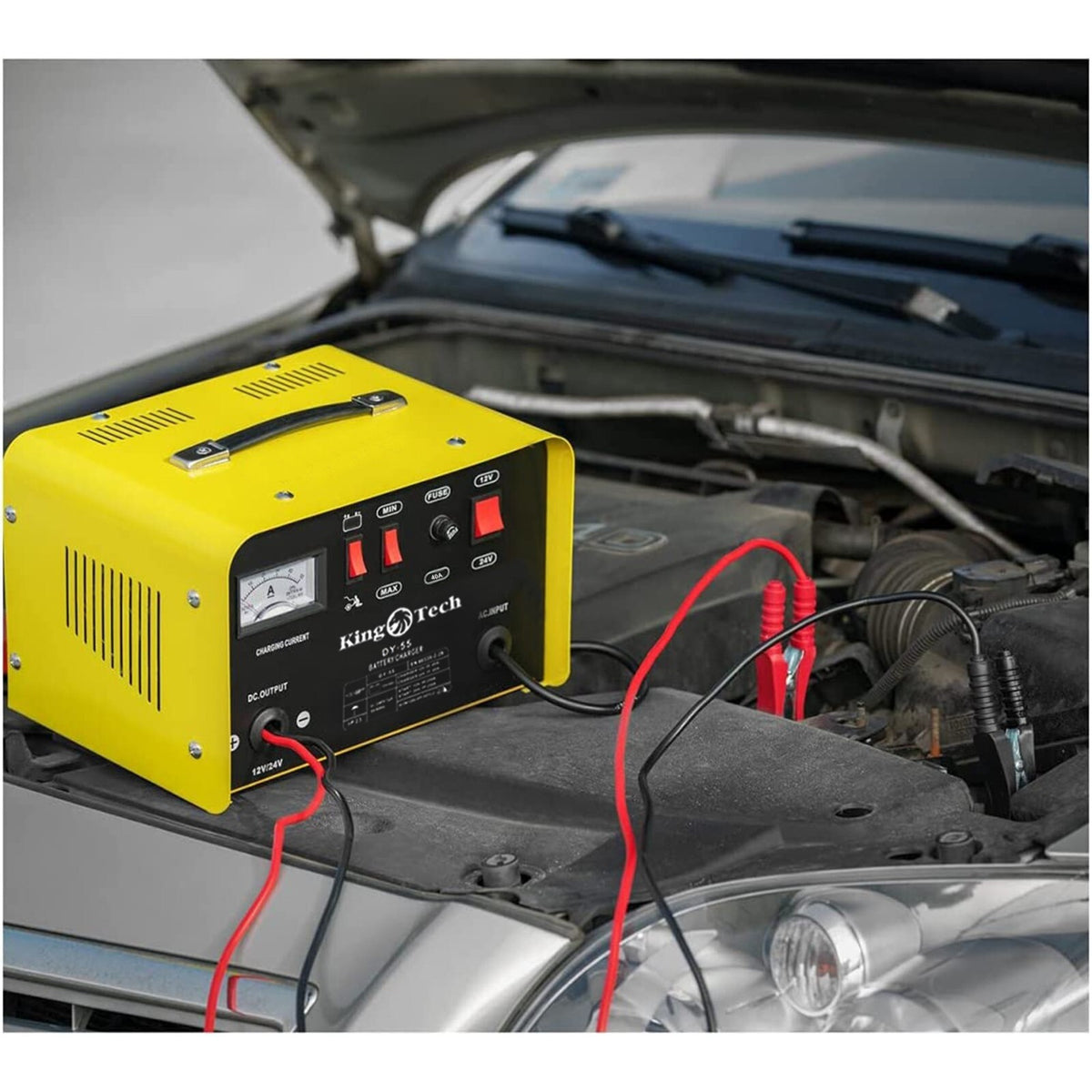 Car Battery Charger 2 in 1 40A 12V 24V For Car ATV Boat Caravan Motorcycle 2in1