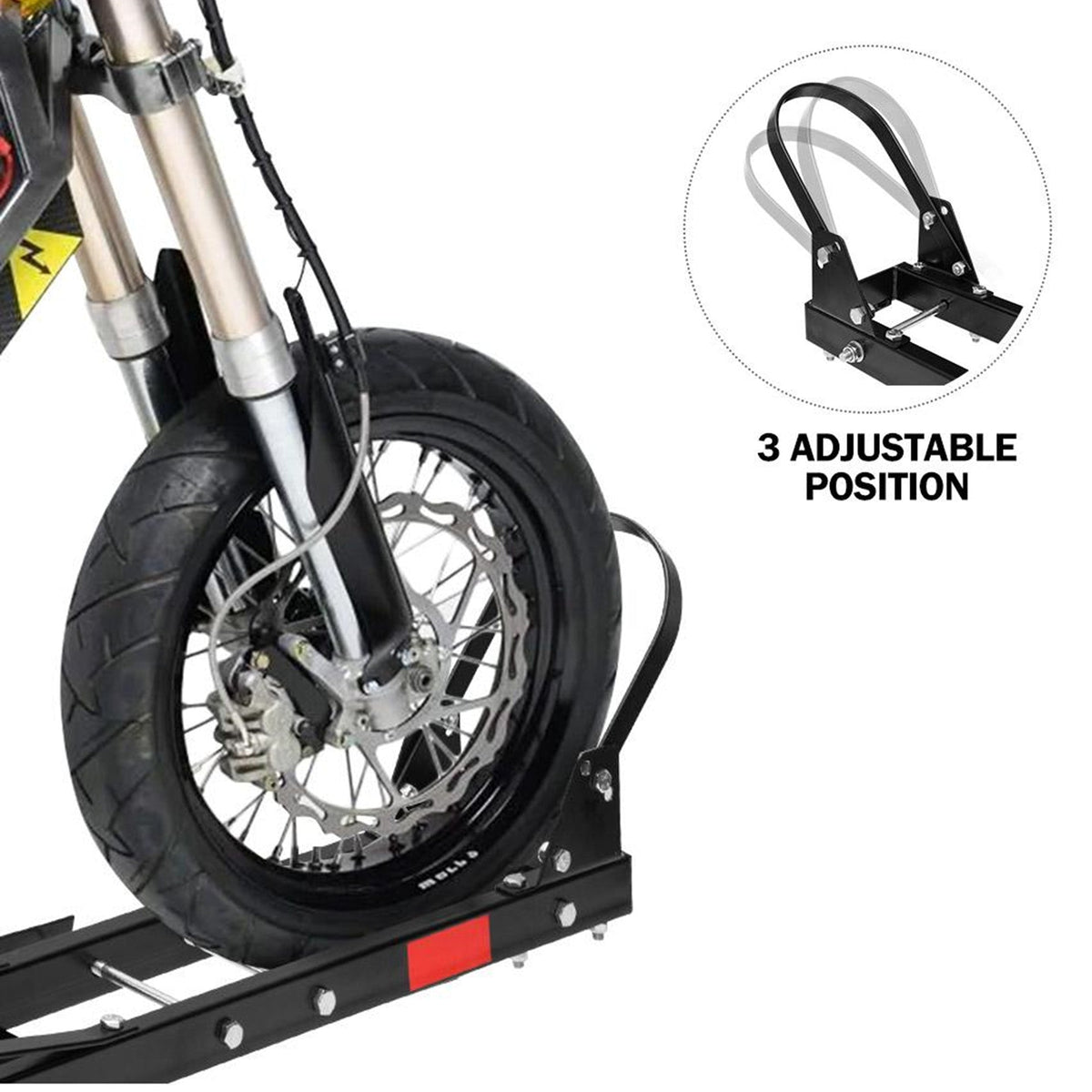 227kg Motorcycle Motorbike Carrier Hauler Hitch Mount Rack Tow Bar