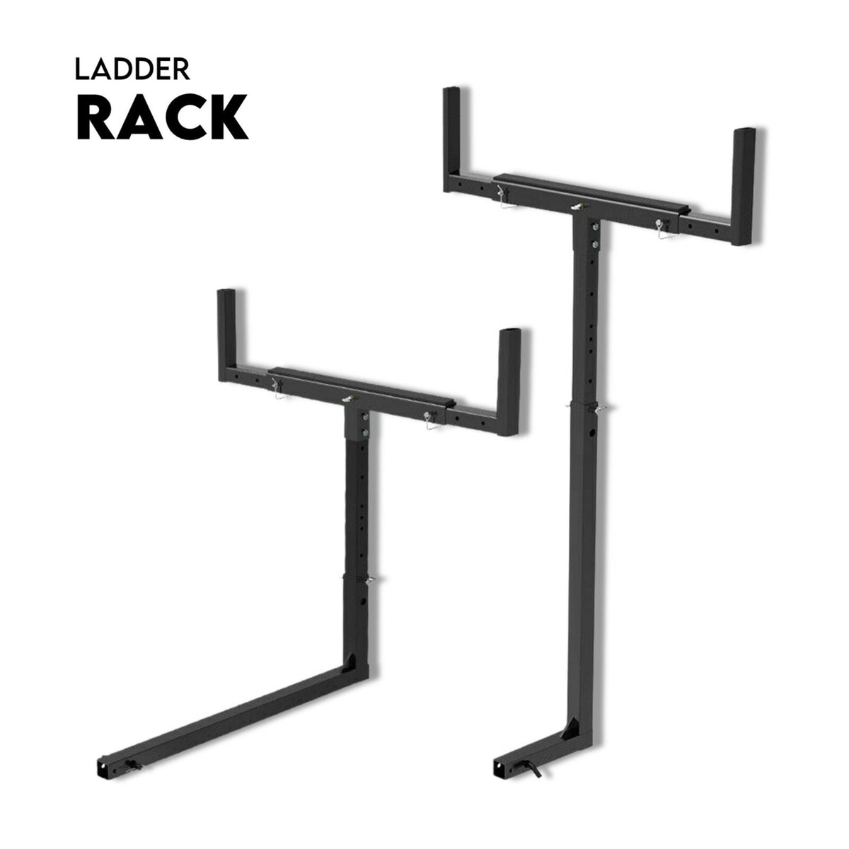 Tow Ladder 2" Tow Bar Hitch Mount Ladder Roof Rack Bar Extension Timber Kayak