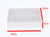 50 Pack of White Card Box - Clear Slide On Lid - 30 x 20 x 8cm -  Large Beauty Product Gift Giving Hamper Tray Merch Fashion Cake Sweets Xmas