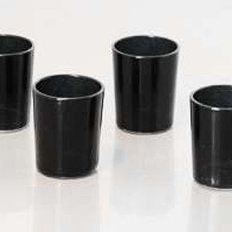 10 Pack Black Matt Tealight Candle Holder 6.5cm Festival Decor Wedding Propose Parties Holiday and Home Decor