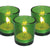 10 Pack Green Glass Votive Candle Holders Table Centreoieces  Xmas Wedding Anniversary Event Recption Party Function or Home Decor