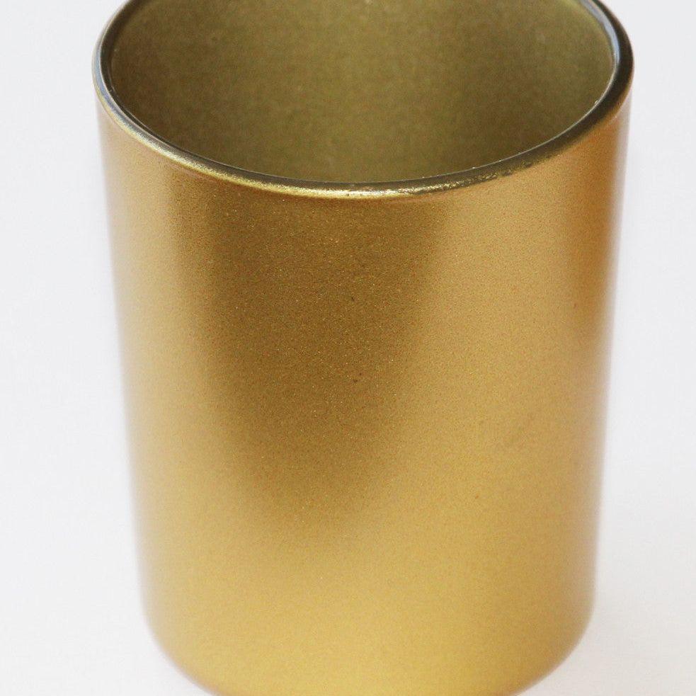 10 Pack Matt Gold Glass Votive Candle Holders Table Centreoieces  Xmas Wedding Anniversary Event Recption Party Function or Home Decor