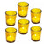10 Pack Yellow Glass Votive Candle Holders Table Centreoieces  Xmas Wedding Anniversary Event Recption Party Function or Home Decor
