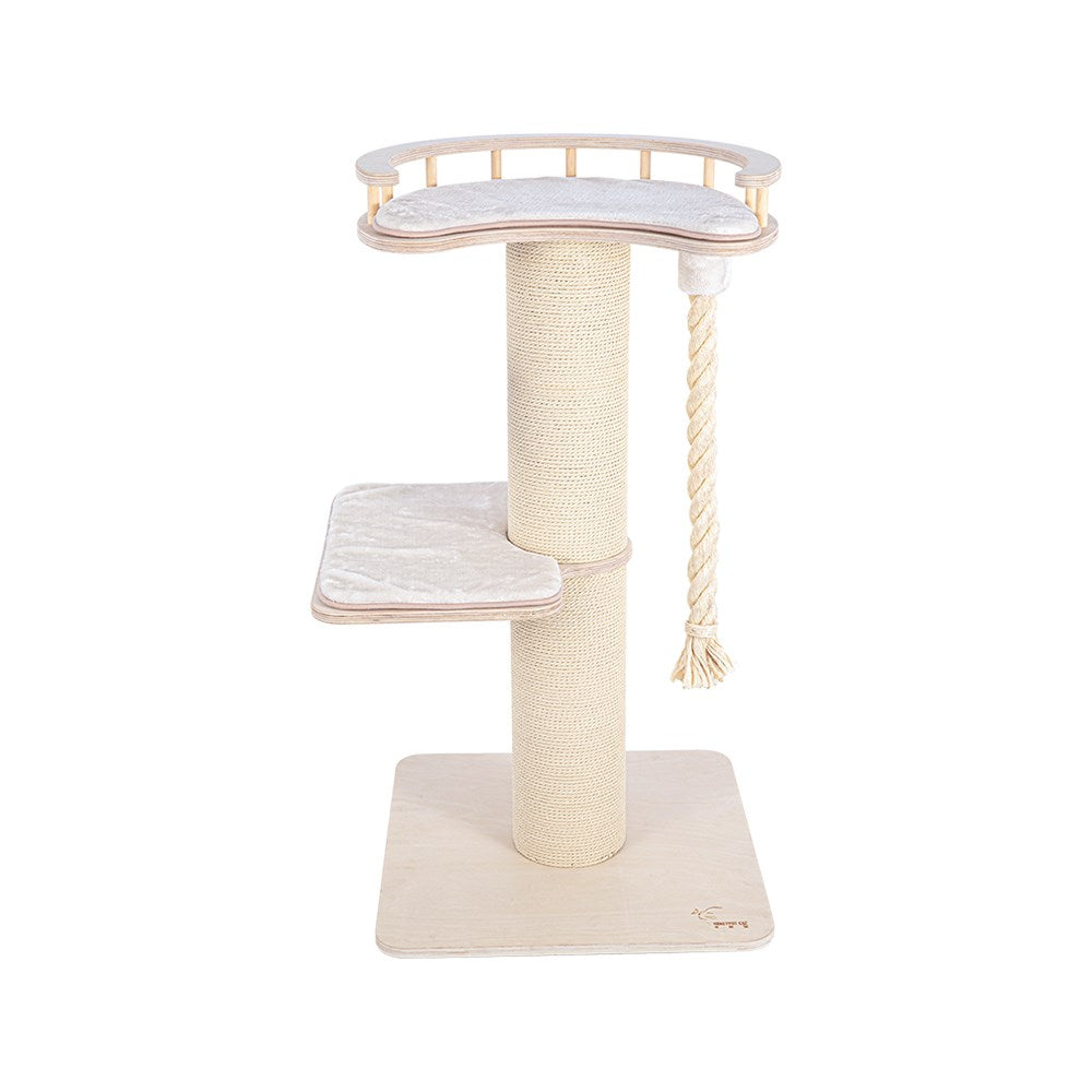 HONEYPOTCAT Tough &amp; Play Sisal Scratch Tower - 115cm