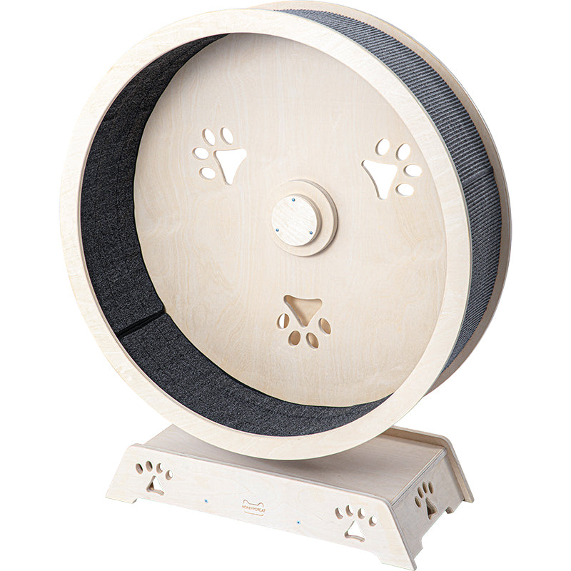 HONEYPOTCAT Fit &amp; Fun Active Runner Wood Cat Wheel - Ultimate 119.5cm