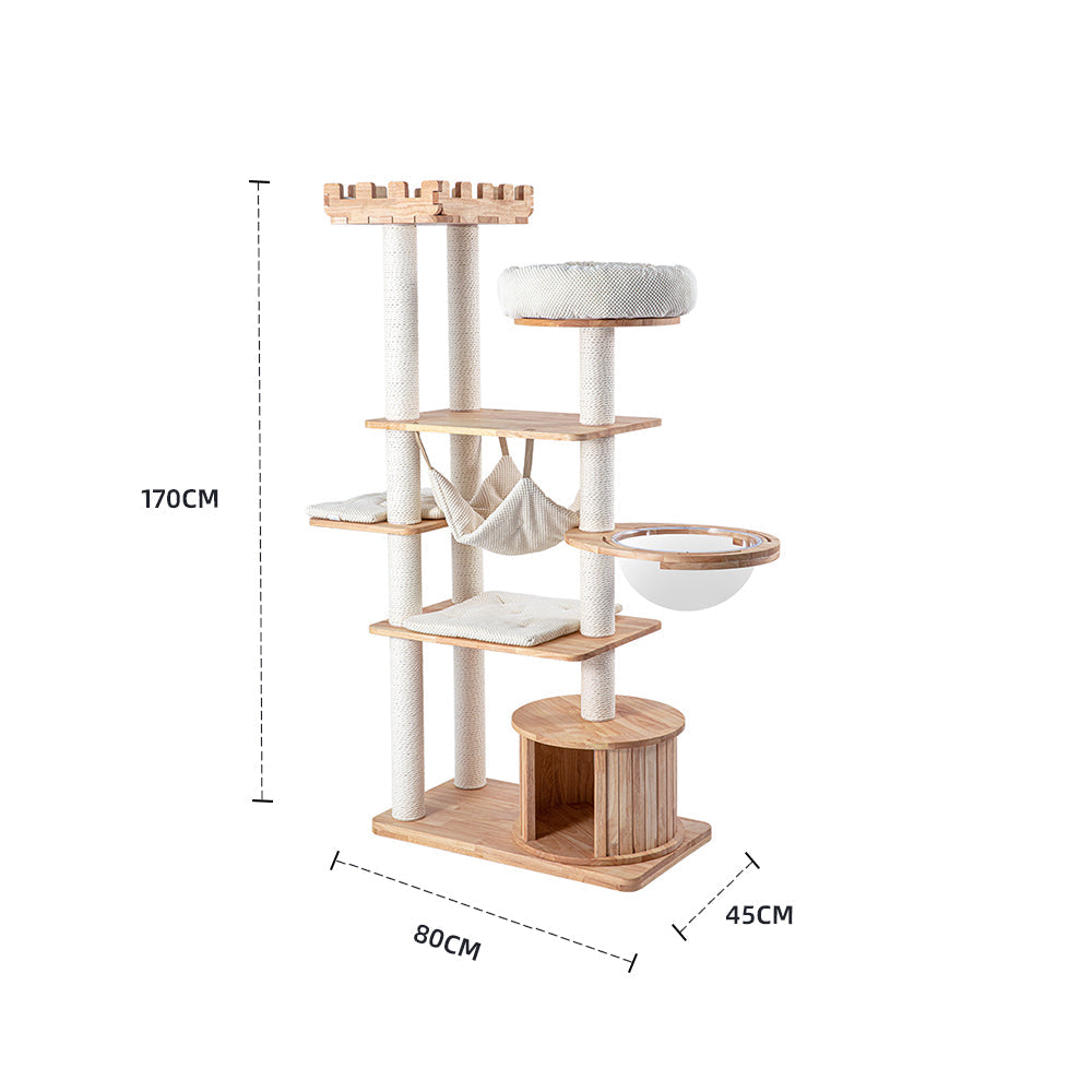 HONEYPOTCAT MZ Grand Elegance Cat Catsle With Space Capsule - 170cm