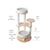 HONEYPOTCAT MZ Simple Joy Wood Cat Tower - Double Delight 110cm