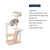 HONEYPOTCAT Serenity Plush Top Cat Tower - Wood Varnish 125cm