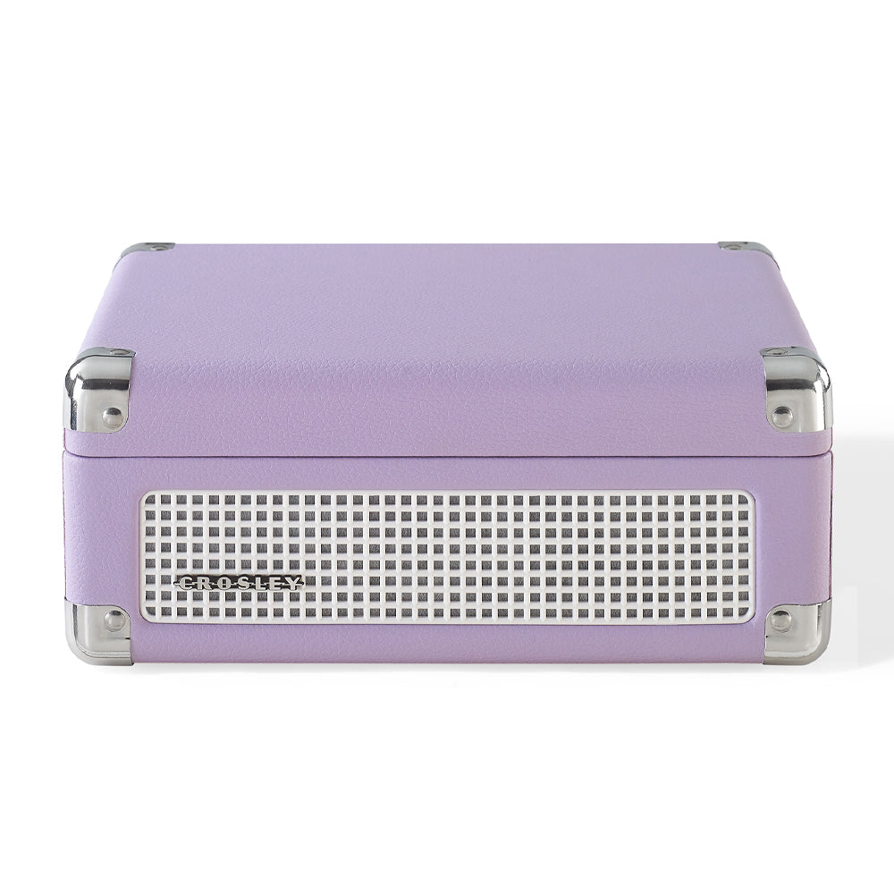 Crosley Cruiser Portable Retro CD Player with Stereo Bluetooth Speakers, FM Radio - Lavender
