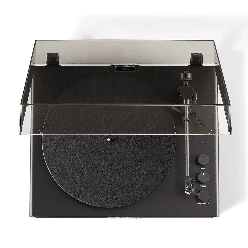 Crosley Stave 2-Speed Bluetooth Record Player Turntable with Built-in Speakers, Black