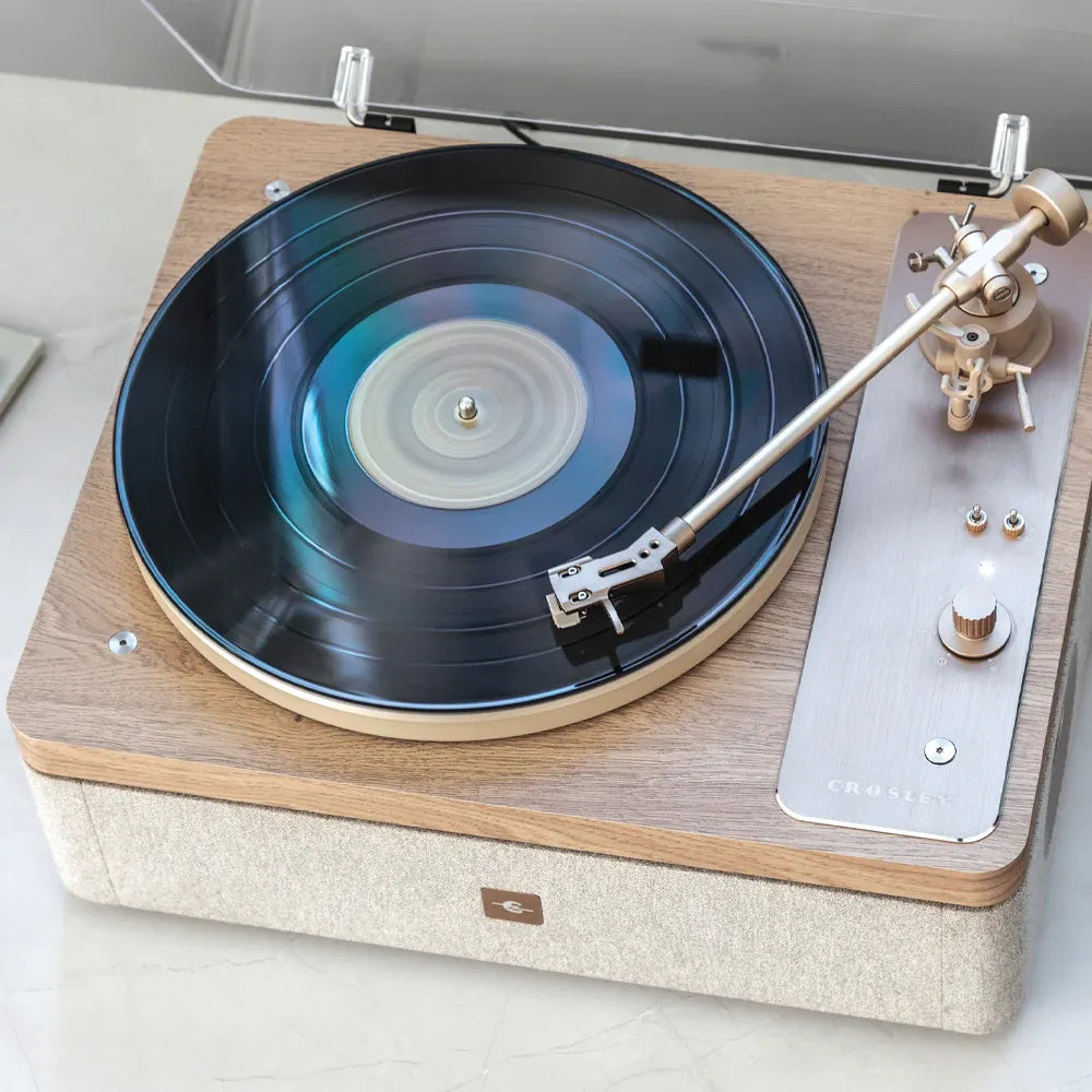Crosley E100 Record Player Shelf System - Natural