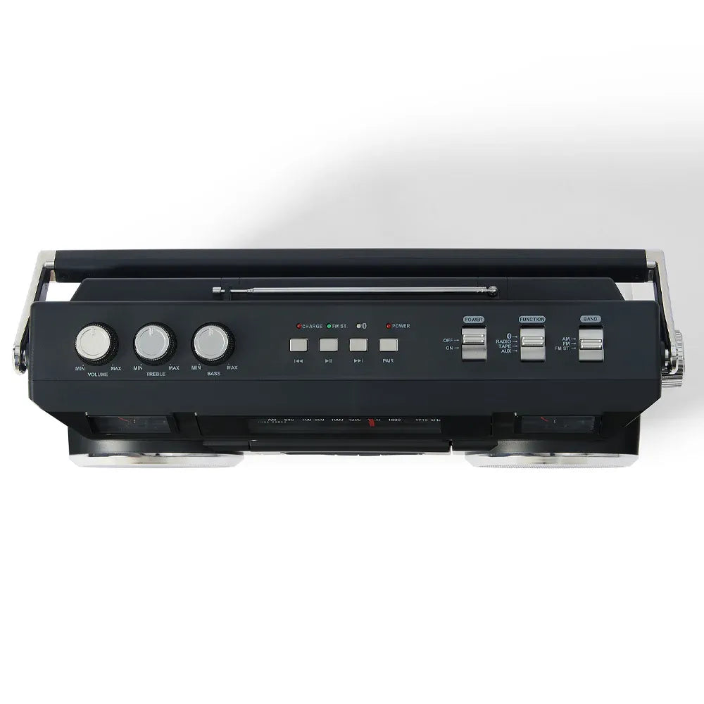 Crosley Blast Boombox Cassette Player - Black