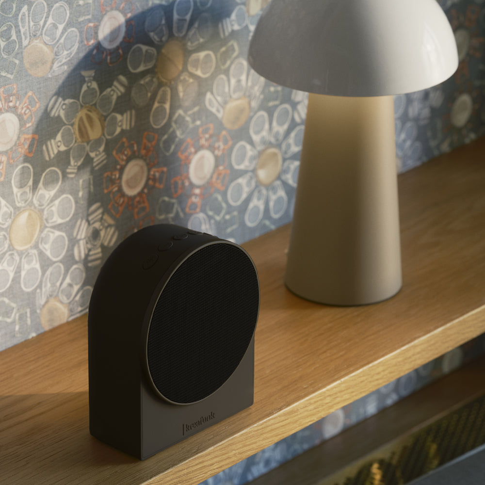 Kreafunk Ivy Alarm Clock W/ Bluetooth Speaker - Black