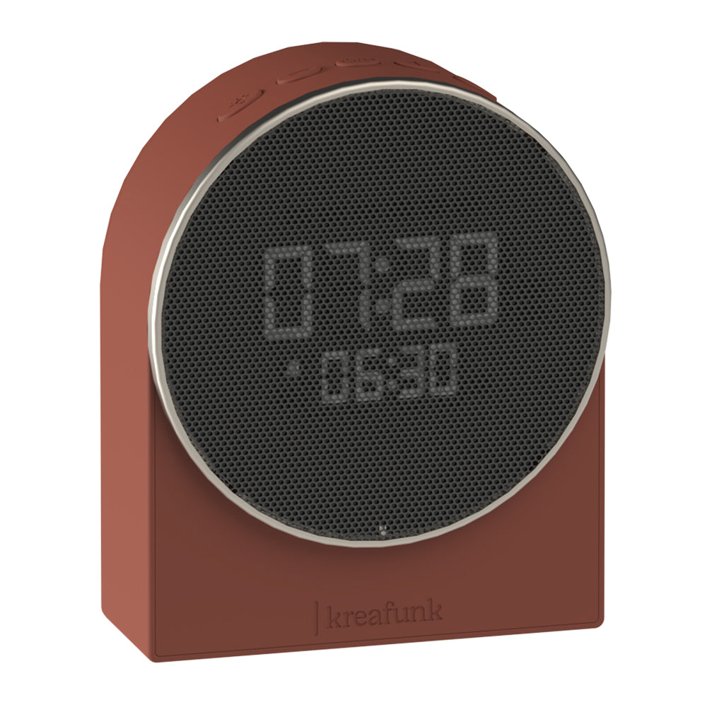 Kreafunk Ivy Alarm Clock W/ Bluetooth Speaker - Terracotta