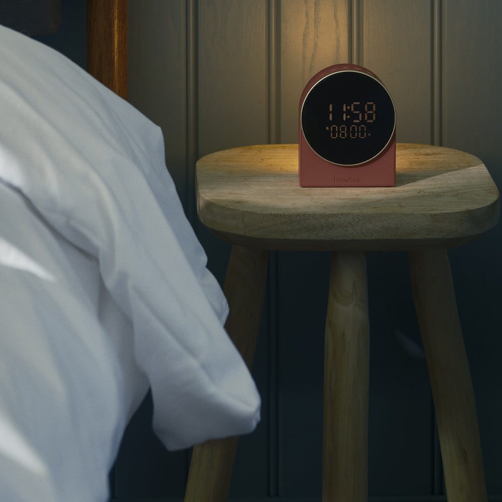 Kreafunk Ivy Alarm Clock W/ Bluetooth Speaker - Terracotta