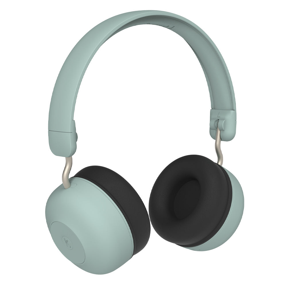 Kreafunk Kids Buzz Bluetooth Headphones W/ Anc - Dusty Green