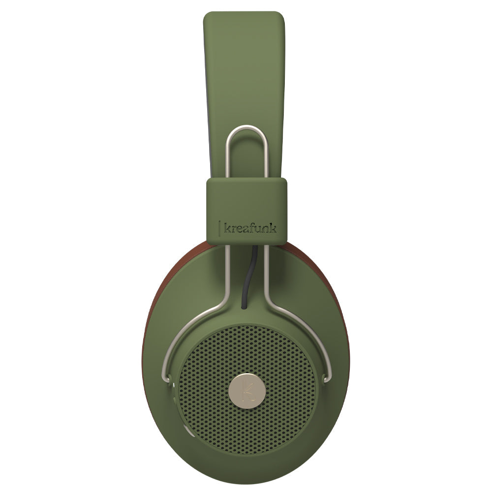 Kreafunk Abeat Qi Bluetooth Headphones W/ Anc - Urban Green