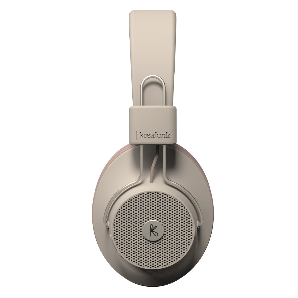 Kreafunk Abeat Qi Bluetooth Headphones W/ Anc - Ivory Sand