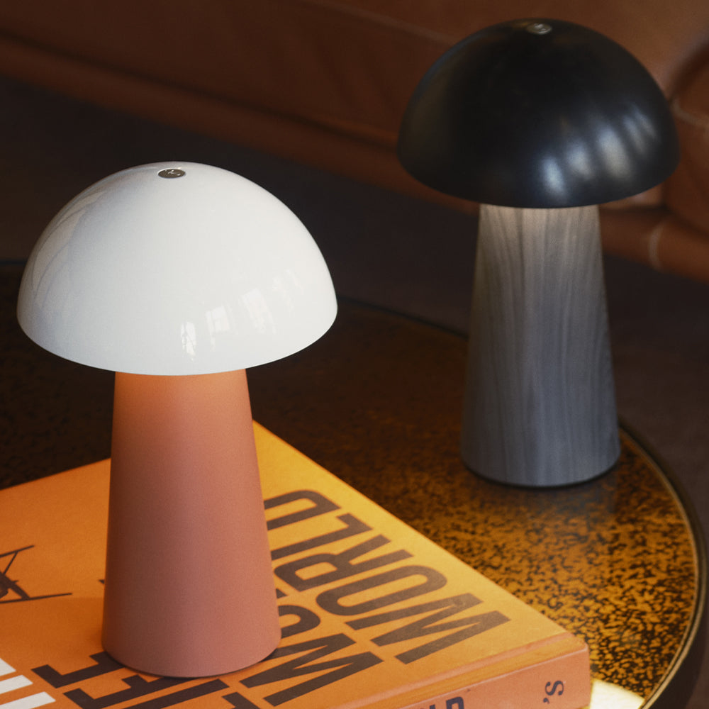 Kreafunk Bello Lamp, Portable And Rechargeable - Black Wood