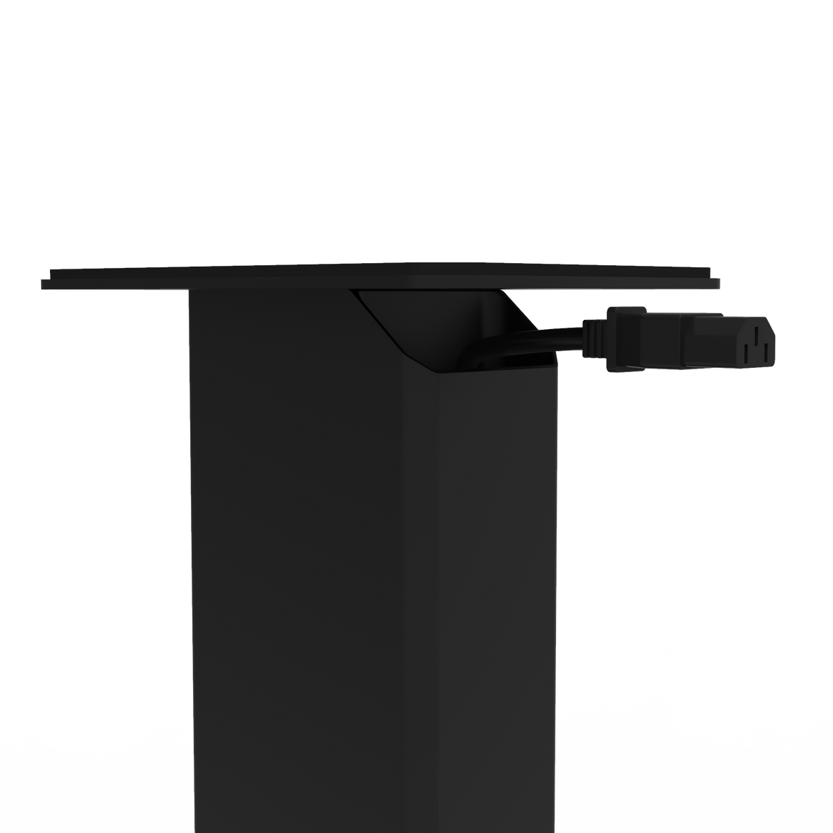 Kanto YU6 200W Powered Bookshelf Speakers with Bluetooth® and Phono Preamp - Pair, Walnut with SX22 Black Stand Bundle