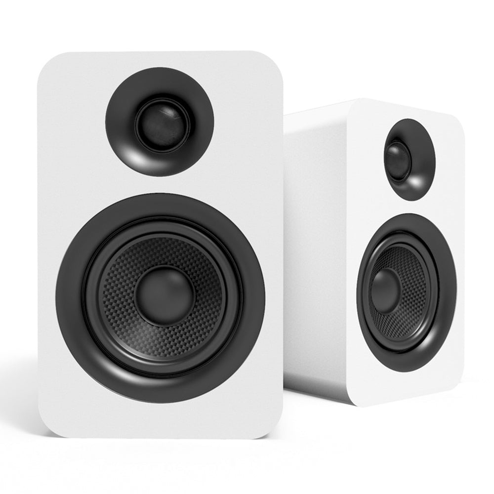 Kanto YU Passive 4&quot; Speakers with 1&quot; Silk Dome Tweeter and 4&quot; Kevlar Woofer - White, Pair