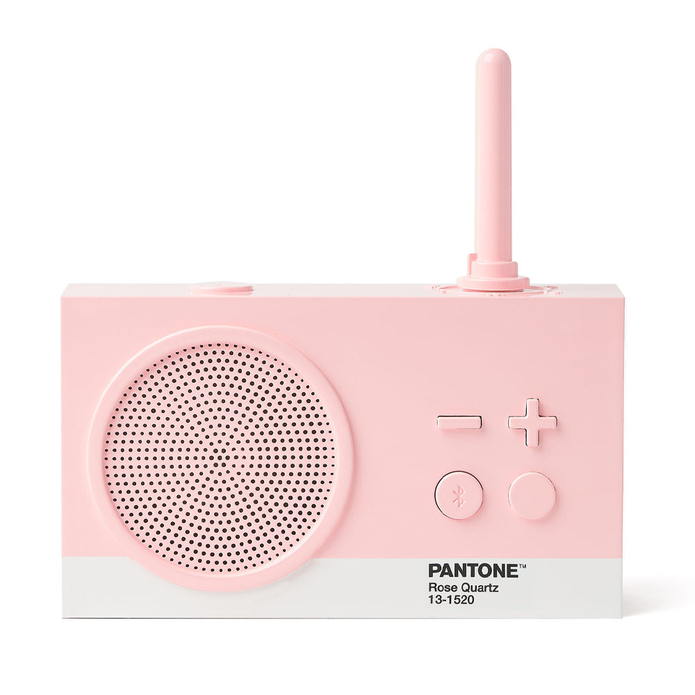 Lexon Thykho 3 Fm Radio &amp; Bluetooth Speaker PANTONE - Rose Pink
