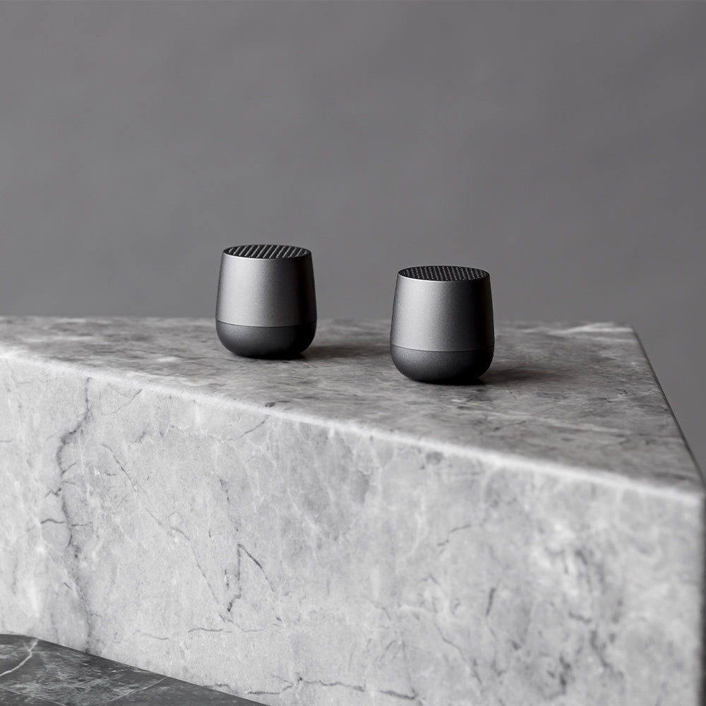 Lexon Mino+ Mini Bluetooth Speaker - Gunmetal